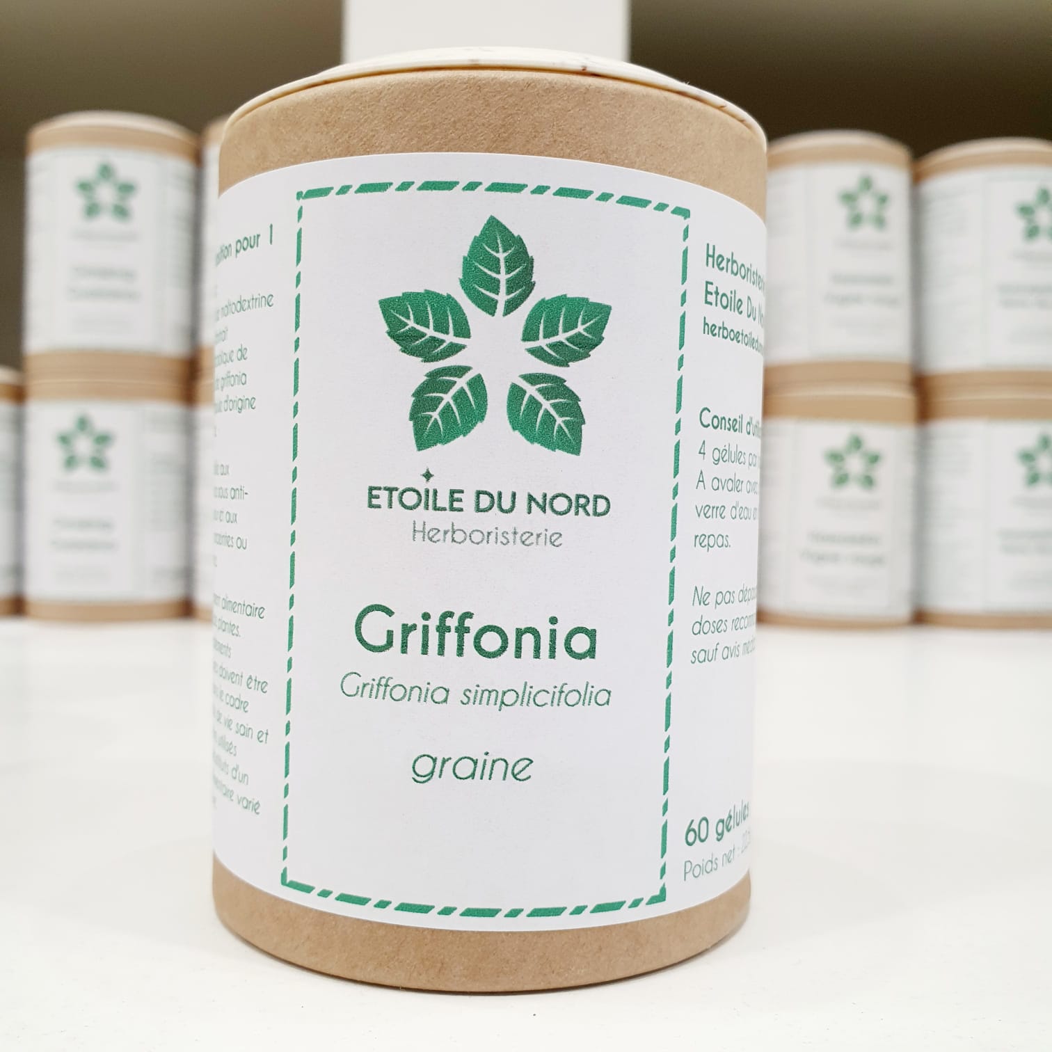 Griffonia - 60 gélules - Herboristerie Etoile du Nord - Boutique en ligne